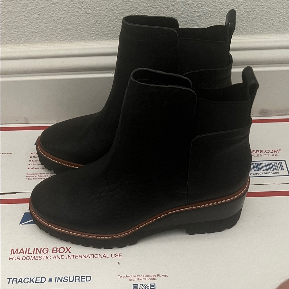 Vince Camuto Black Ankle Booties
